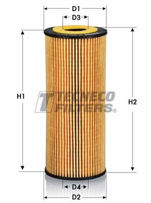 Filtr oleju TECNECO FILTERS OL0242E