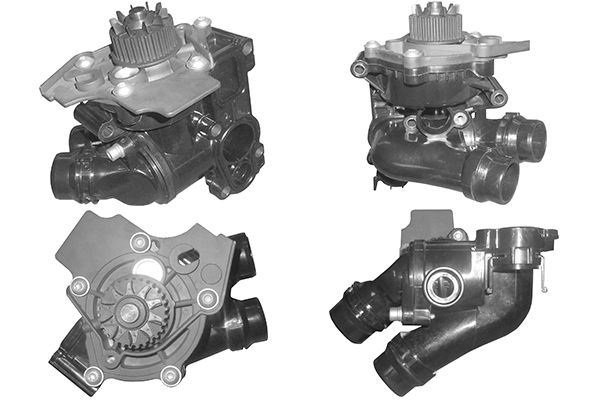 Pompe à eau, refroidissement du moteur