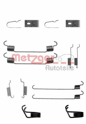 Set accesorii, sabot de frana METZGER 105-0799