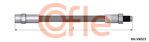 Przewód hamulcowy elastyczny COFLE 92.BH.VK023