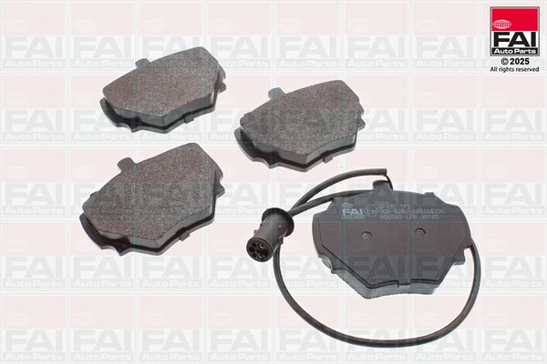 Zestaw klocków hamulcowych, hamulce tarczowe FAI AUTOPARTS BP480