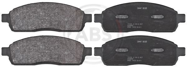 Zestaw klocków hamulcowych, hamulce tarczowe A.B.S. 38447
