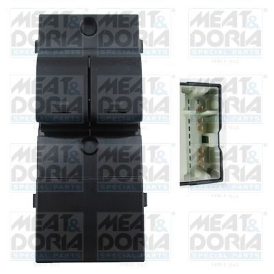 Przełącznik, podnośnik szyby MEAT & DORIA 26473