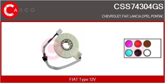 Snímač úhlu rejdu CASCO CSS74304GS
