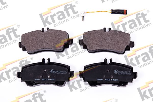 Sada brzdových destiček, kotoučová brzda KRAFT AUTOMOTIVE 6001420
