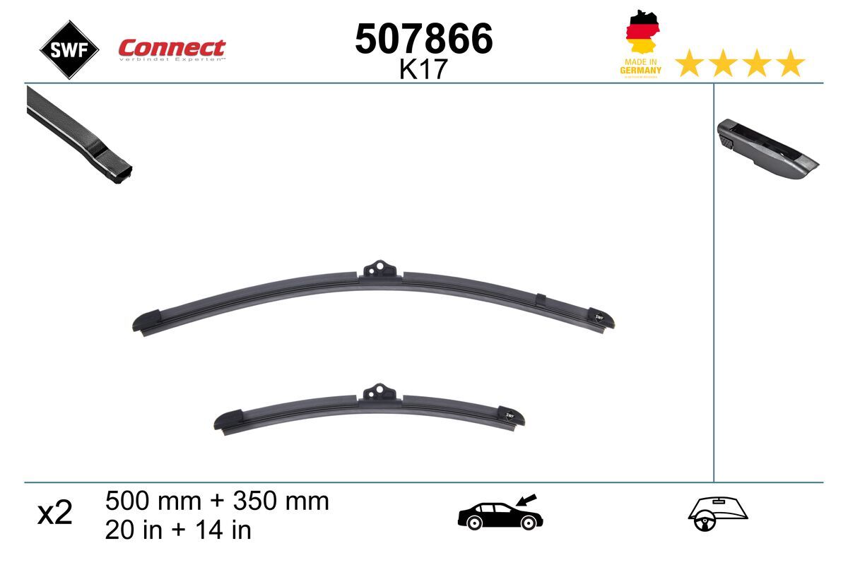 Pióro wycieraczki SWF 507866