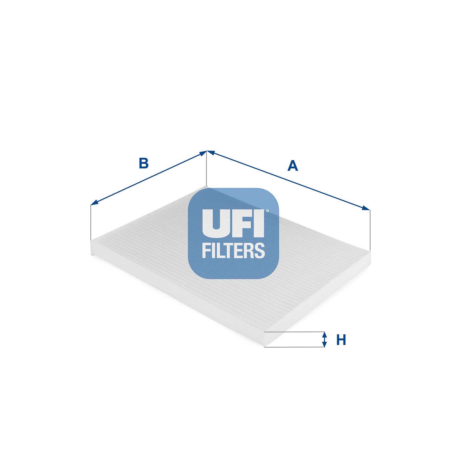 Filtr, vzduch v interiéru UFI 53.124.00
