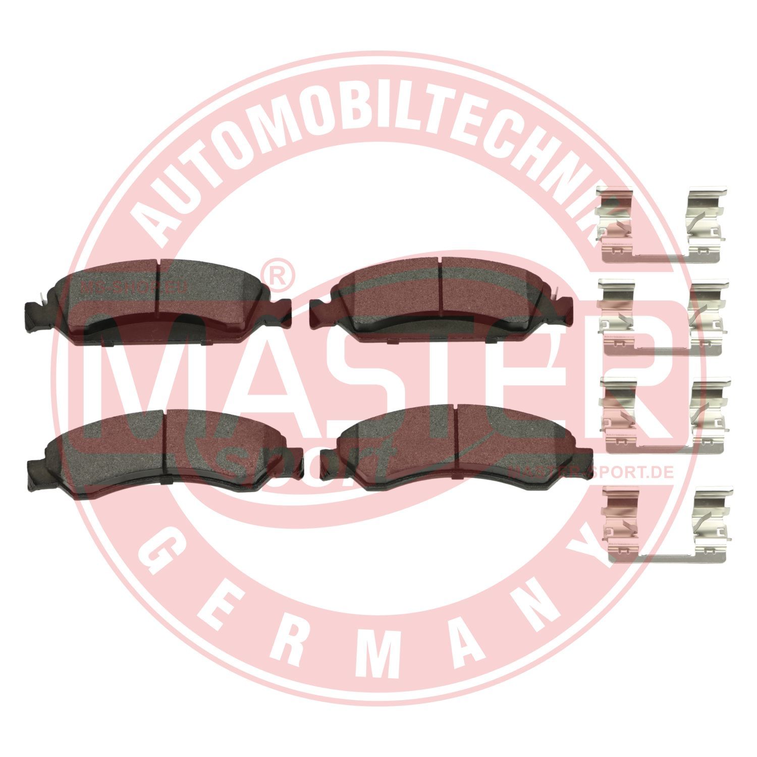 Zestaw klocków hamulcowych, hamulce tarczowe MASTER-SPORT GERMANY 13046190152N-SET-MS