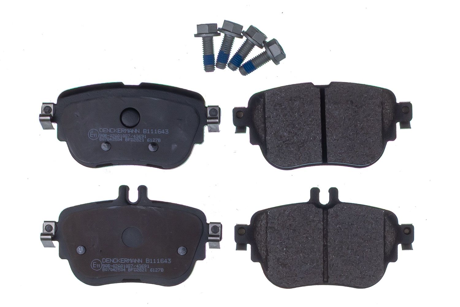 set placute frana,frana disc DENCKERMANN B111643