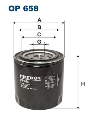 Olejový filtr FILTRON OP 658