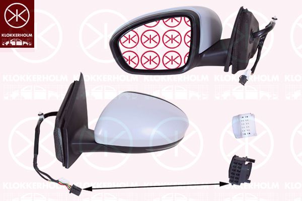Lusterko zewnętrzne KLOKKERHOLM 60461045