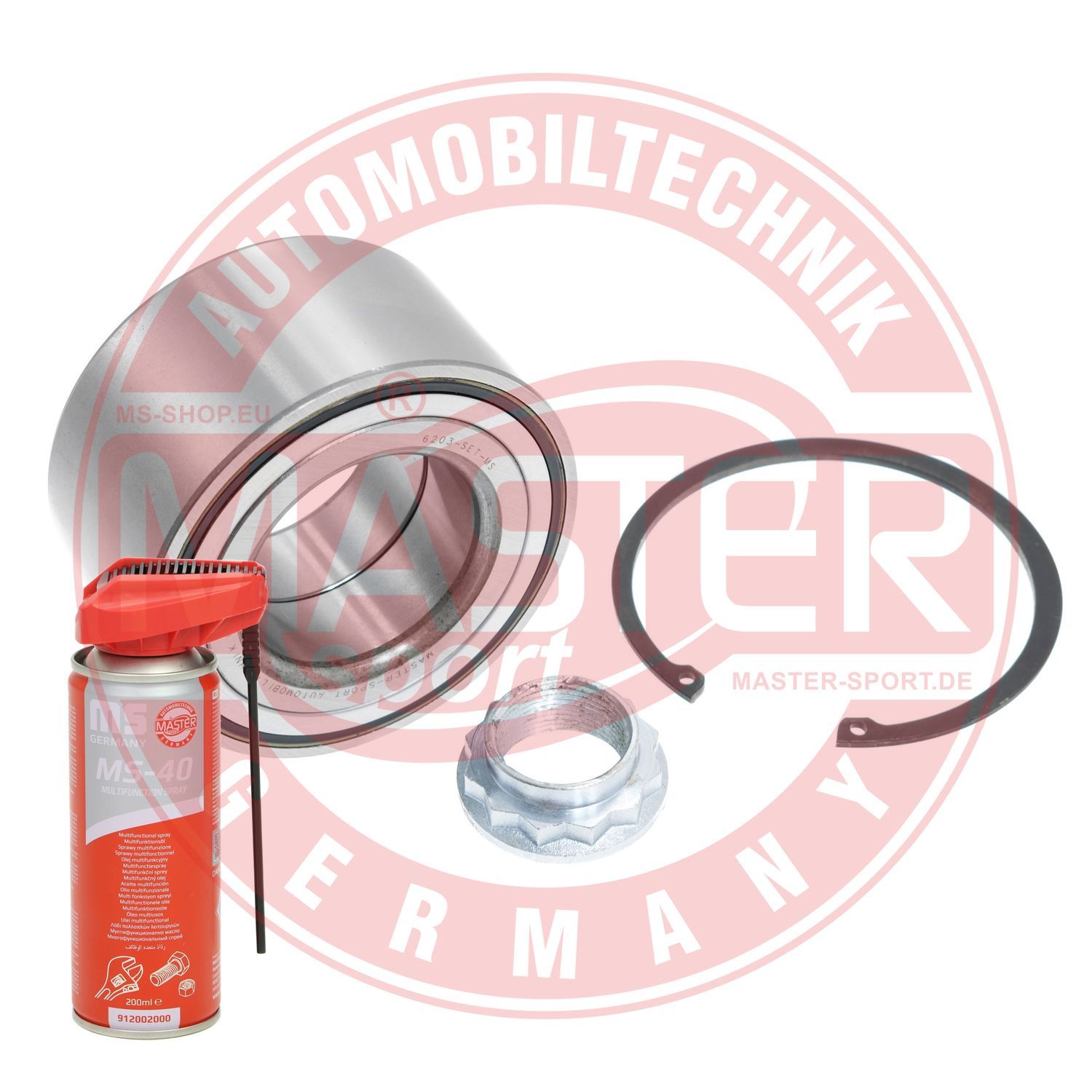 Zestaw łożysk koła MASTER-SPORT GERMANY 6203-SET-MSP