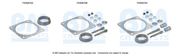 Zestaw montażowy, katalizator BM CATALYSTS FK90870