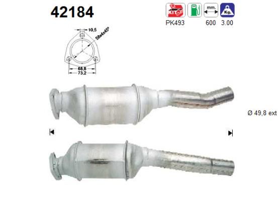 Katalizator AS 8A0131702MX