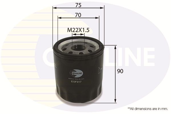 Filtr oleju COMLINE EOF317