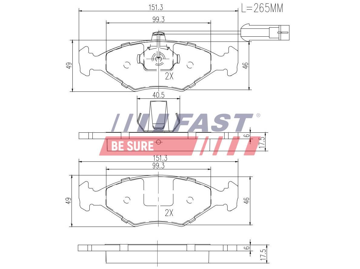 Piduriklotsi komplekt,ketaspidur