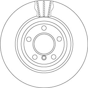 Brzdový kotouč TRW DF6617S