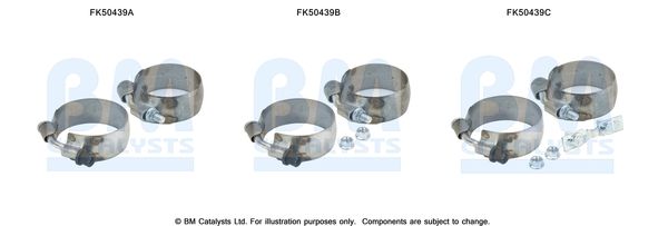 Set montare, toba de esapament BM CATALYSTS FK50439