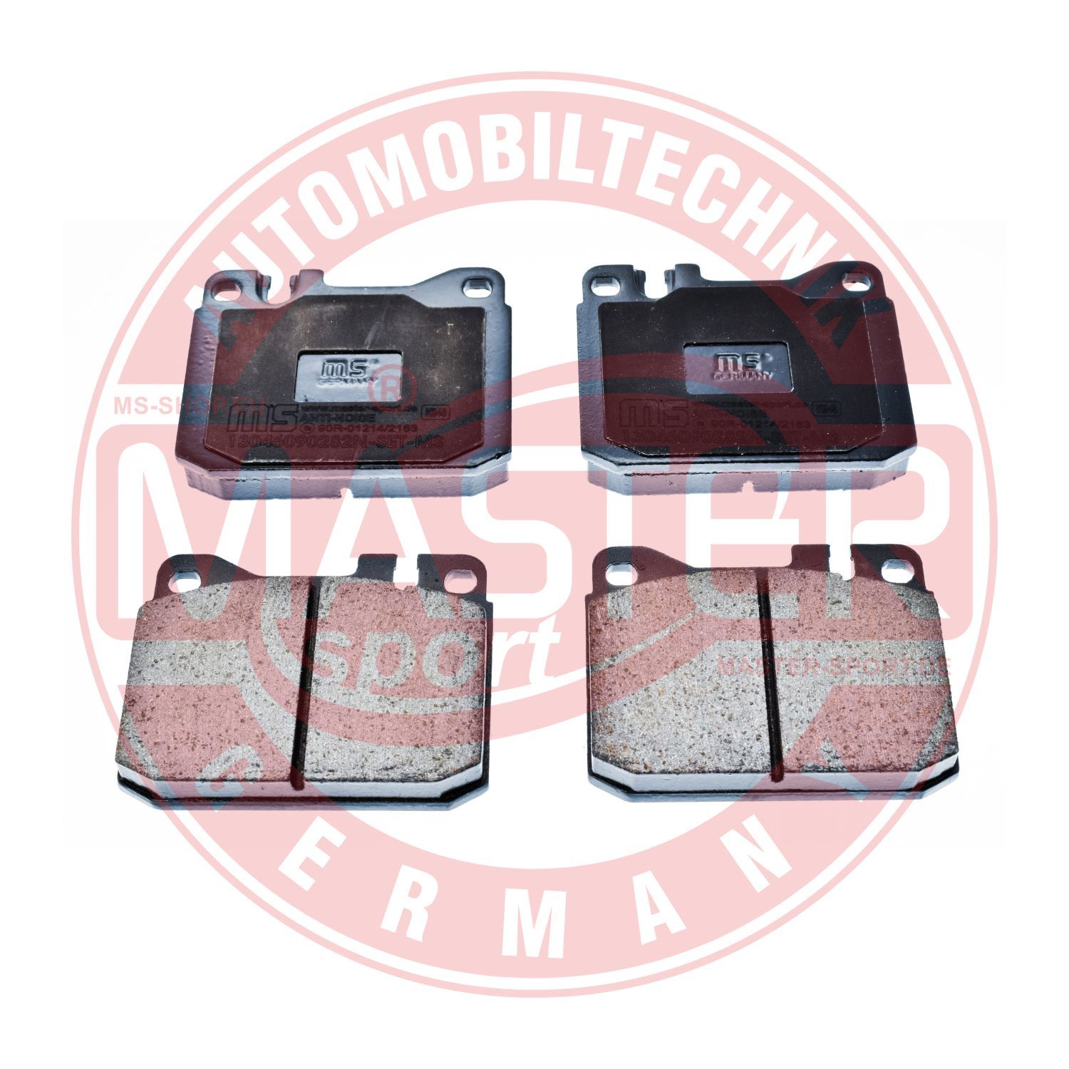Zestaw klocków hamulcowych, hamulce tarczowe MASTER-SPORT GERMANY 13046090282N-SET-MS