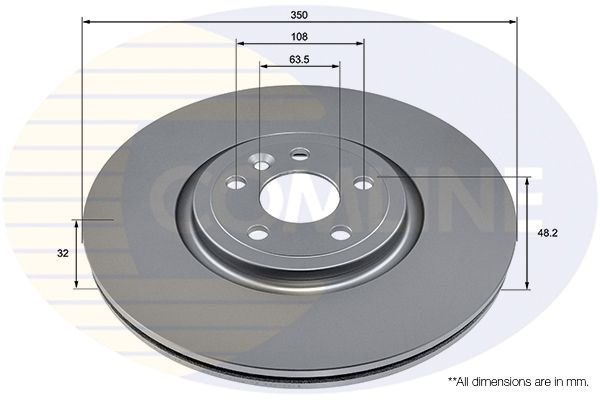 Tarcza hamulcowa COMLINE ADC2931V