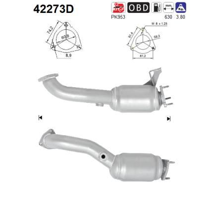 Katalizator AS 4F0254201P