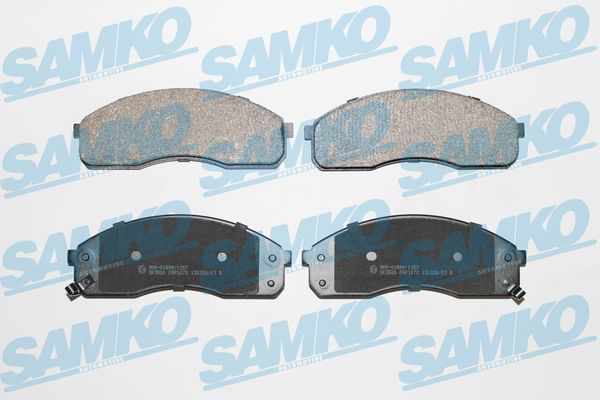 Sada brzdových destiček, kotoučová brzda SAMKO 5SP1072