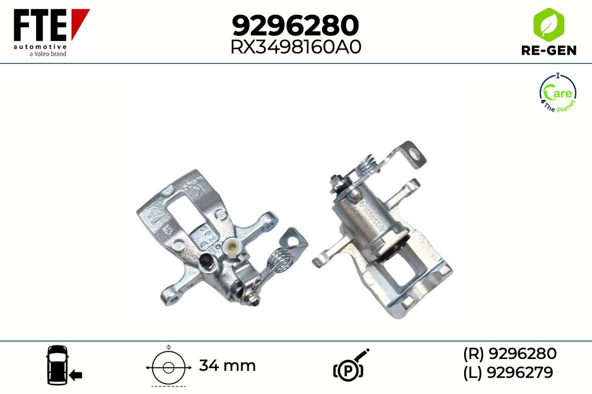 Etrier frana FTE 9296280