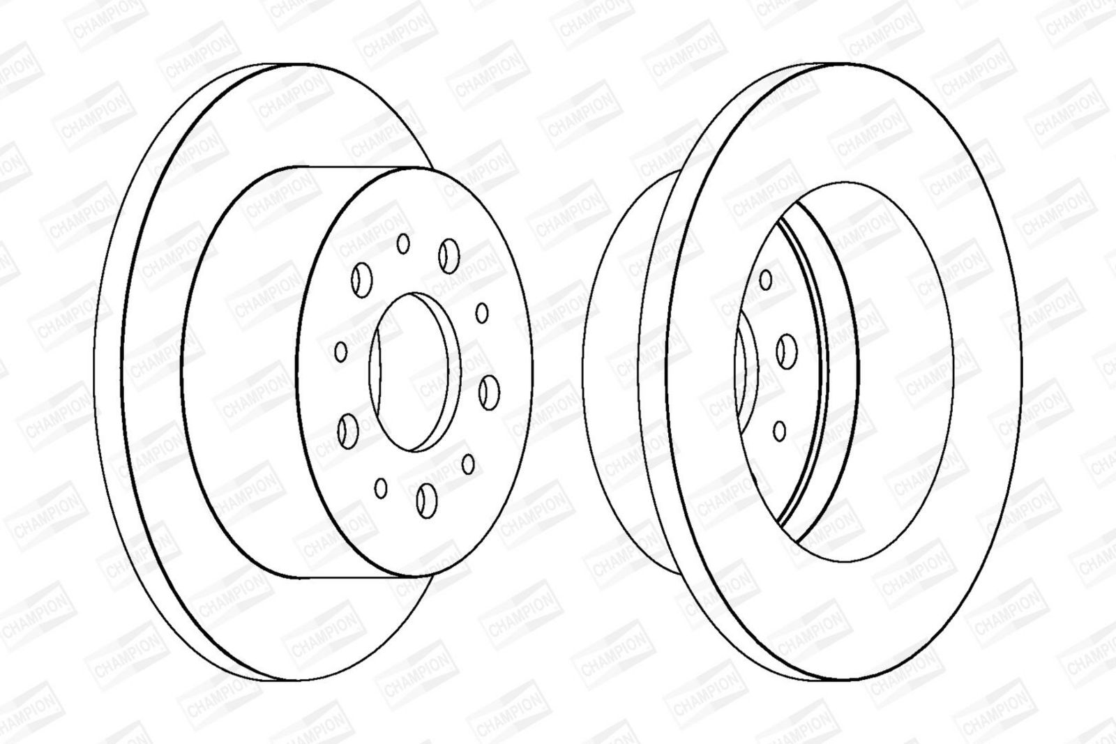 Disc frana CHAMPION 562526CH