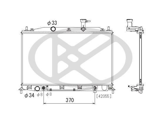 Radiator, racire motor KOYORAD PL812387