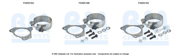 Zestaw montażowy, katalizator BM CATALYSTS FK80518