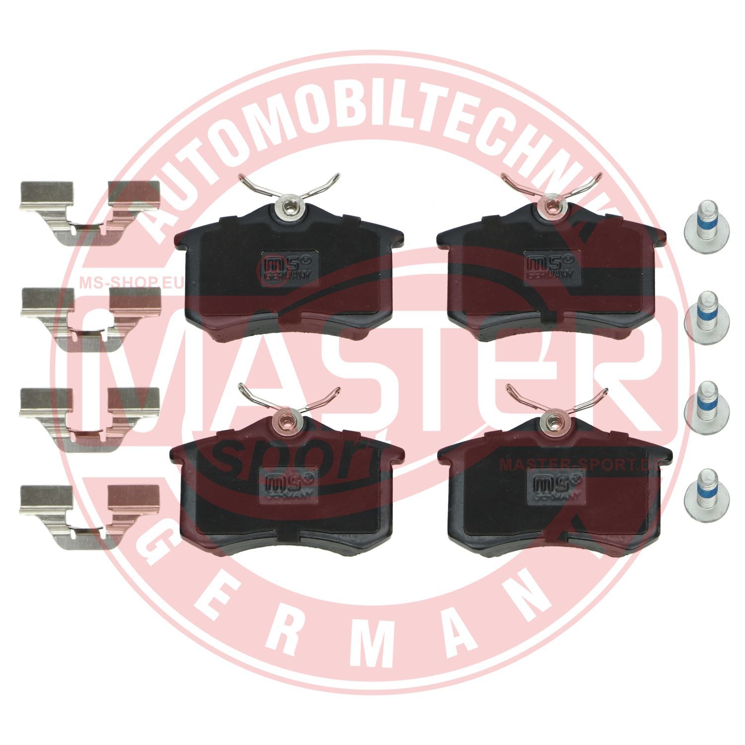 Zestaw klocków hamulcowych, hamulce tarczowe MASTER-SPORT GERMANY 13046027752N-SET-MS