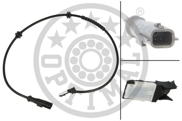 Czujnik, prędkość obrotowa koła OPTIMAL 06-S526