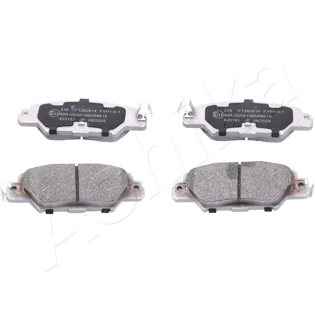 set placute frana,frana disc ASHIKA 51-03-318