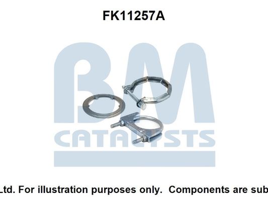 zestaw montażowy, filtr sadzy / filtr cząstek stałych BM CATALYSTS FK11257