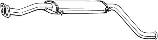 Tłumik środkowy BOSAL 278-791