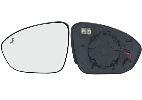 Verre de rétroviseur, rétroviseur extérieur