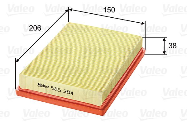 Vzduchový filtr VALEO 585284