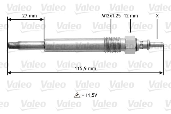 Świeca żarowa VALEO 345129