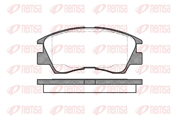 Zestaw klocków hamulcowych, hamulce tarczowe KAWE 0275 10