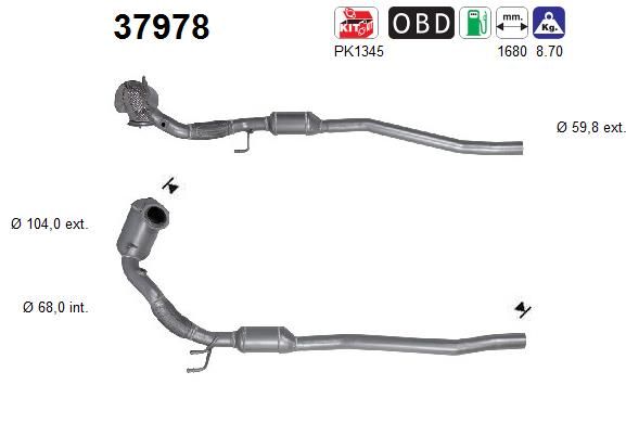 Katalizator AS 5Q0254504X