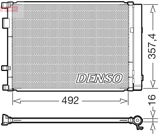 Condensator, climatizare DENSO DCN43020