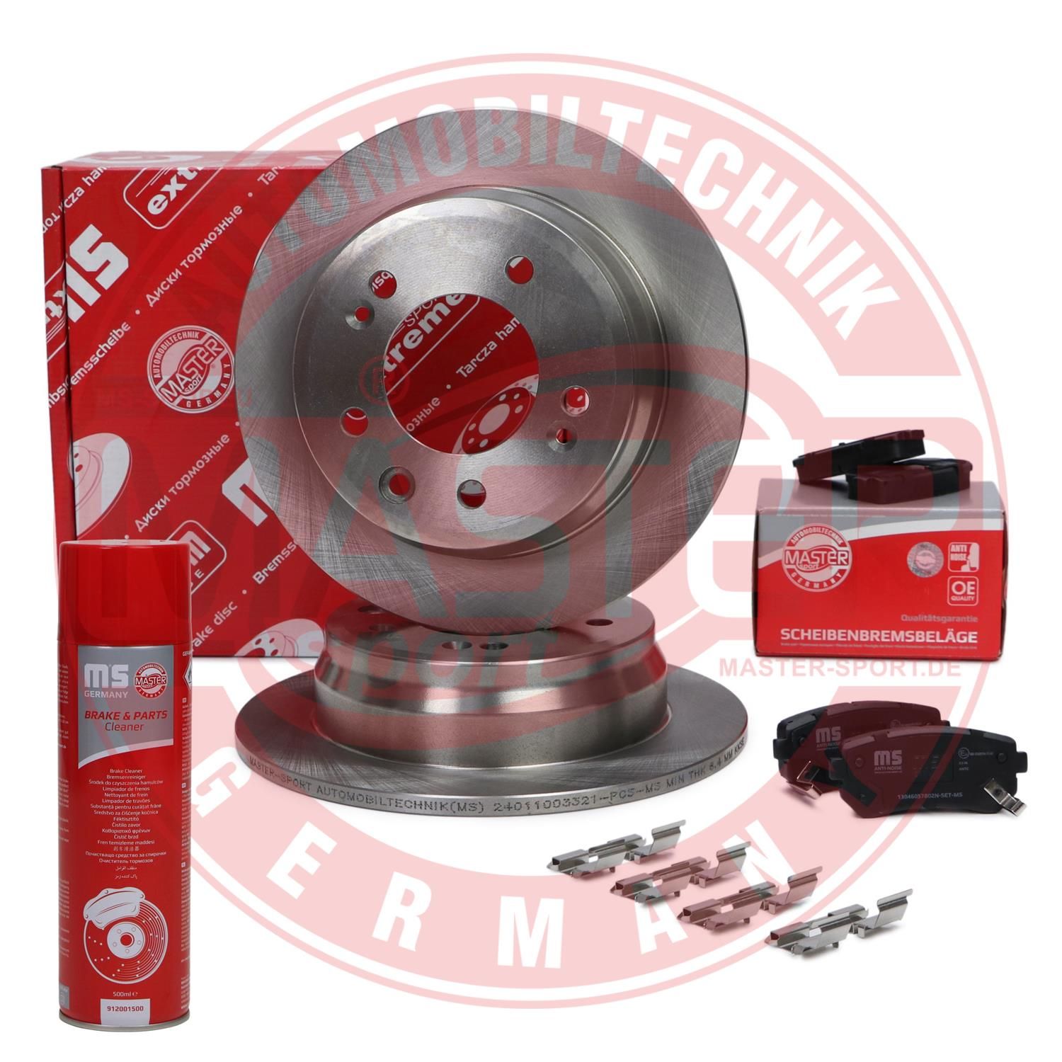 E-shop Sada bŕzd, Kotúčová brzda MASTER-SPORT GERMANY 201003320P