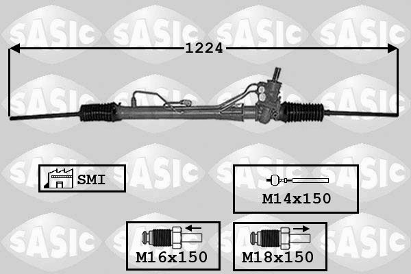 Przekładnia kierownicza SASIC 7006134