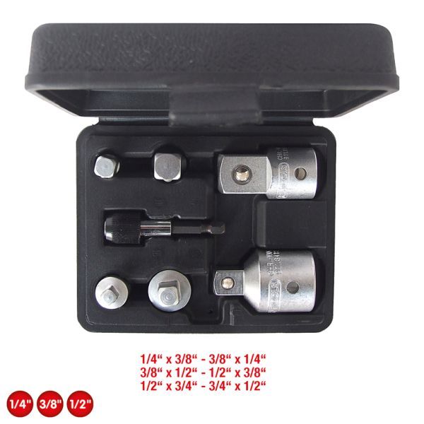 Set adaptoare marire/reducere, clichet KS TOOLS 917.0707