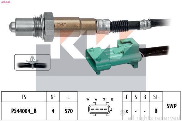 Sonda lambda KW 498 246