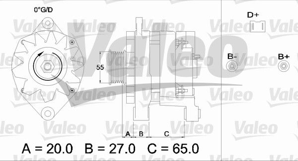 Alternator VALEO 436254