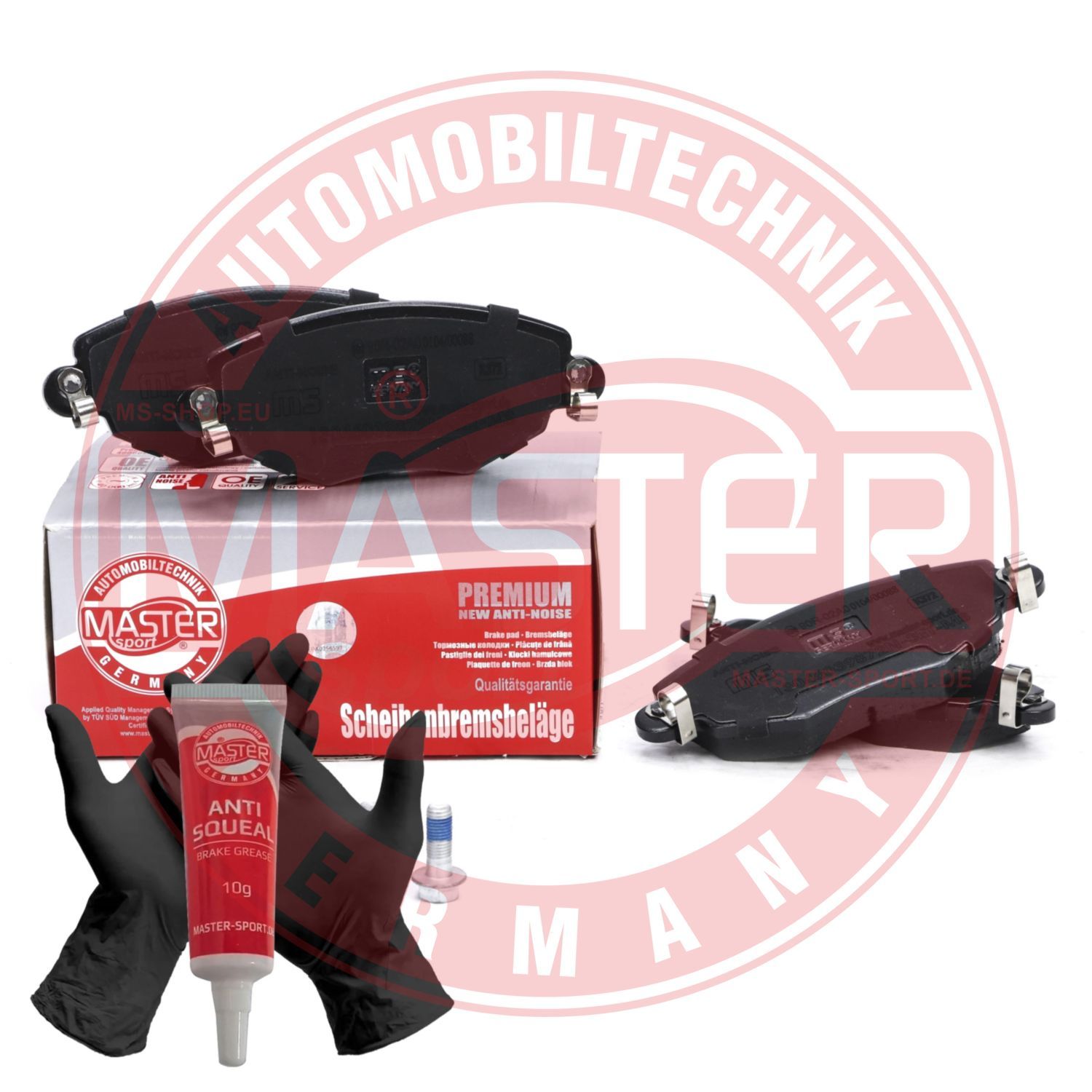 set placute frana,frana disc MASTER SPORT 13046039872N-SET-MS