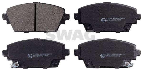 Levně Sada brzdových destiček, kotoučová brzda SWAG 82 91 6389