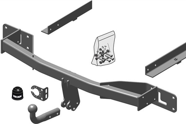 Zestaw zaczepu przyczepy BRINK 532700
