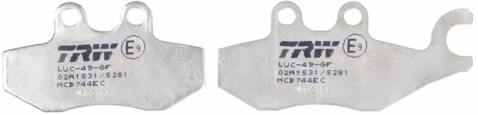 set placute frana,frana disc TRW Organic Eco MCB744EC